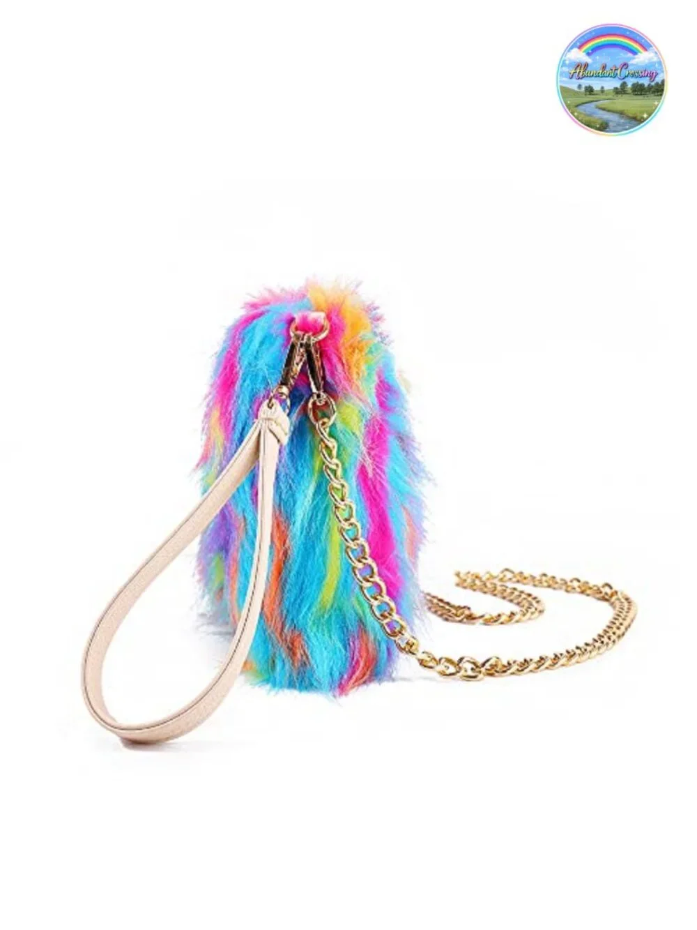 Faux Fur Evening Handbag Crossbody Shoulder Bag Women Fuzzy Fluffy Purse Hobo